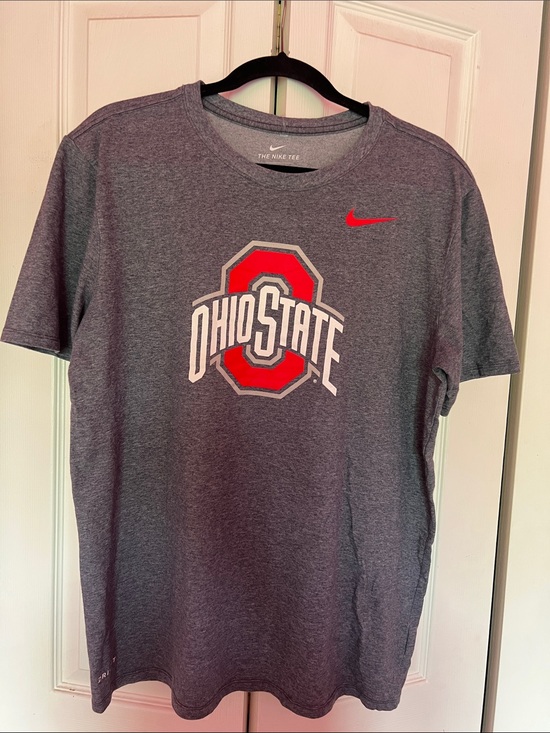 Nike Other - Nike Dri Fit Ohio State Gray Heather Logo T‑Shirt - Men's Size Large